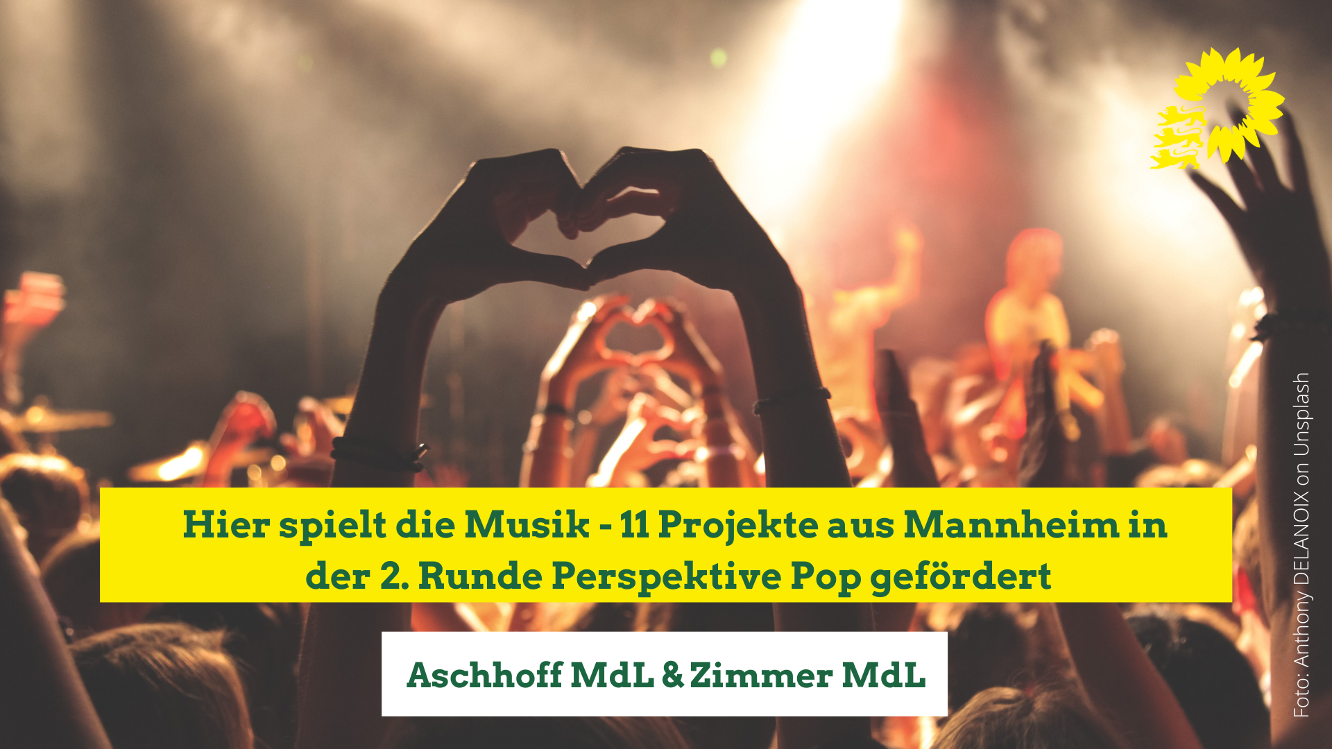 Hier spielt die Musik – 11 Projekte aus Mannheim in der 2. Runde Perspektive Pop gefördert
