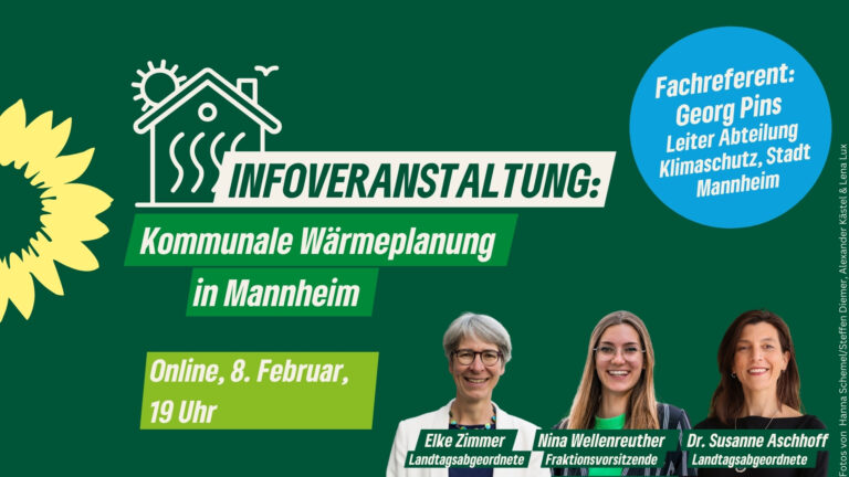 Gemeinsame Pressemitteilung: Die Wärmewende in Mannheim – Viele interessierte Gäste bei Infoveranstaltung der Abgeordneten