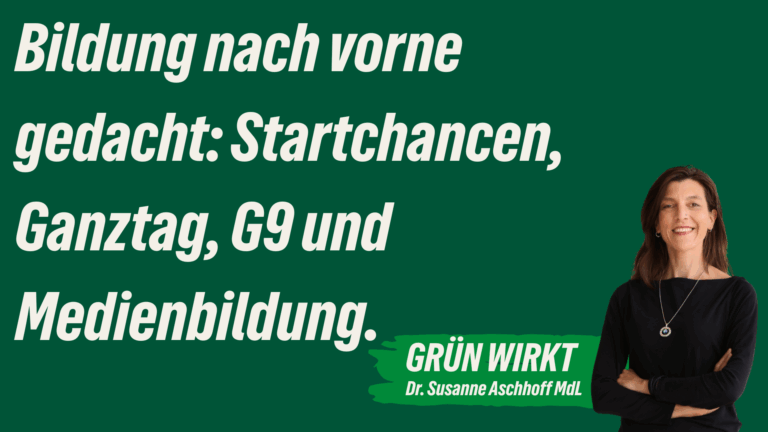 Bildung nach vorne gedacht: Startchancen, Ganztag, G9 und Medienbildung im Überblick